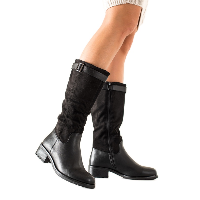 Lovery Comfortable black boots Lovery Comfortable black boots