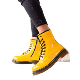 Filippo Warm leather Trappers yellow