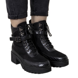 Canales women's black boots