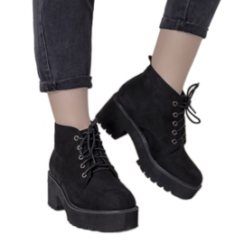 Johnson women's black ankle boots