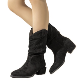 Black Francis cowboy boots