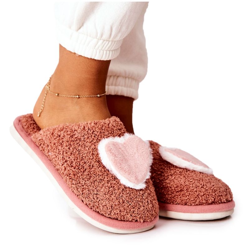 Women's Slippers Dirty Pink Heartbeat brown Women's Slippers Dirty Pink Heartbeat brown