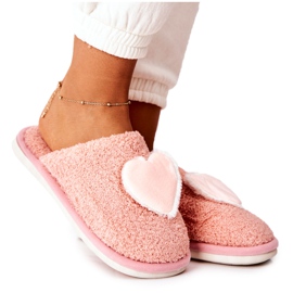 Women's Pink Heartbeat Slippers