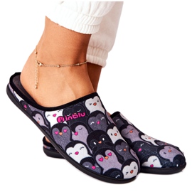 Inblu Slippers Befado Pingwinki 155D202 Black slippers