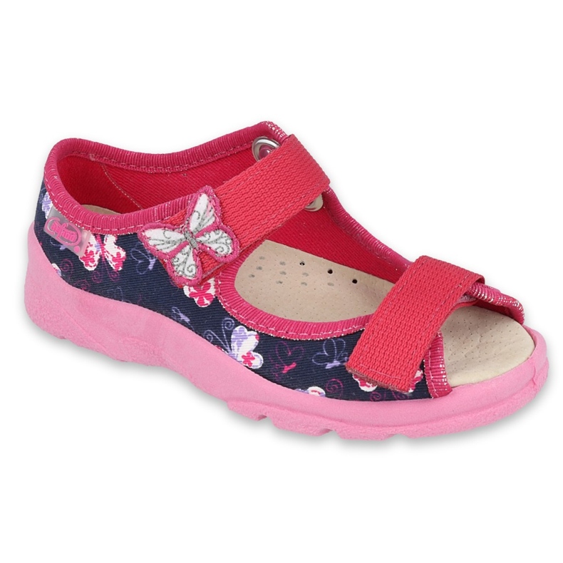 Befado children's shoes 869X145 navy blue pink