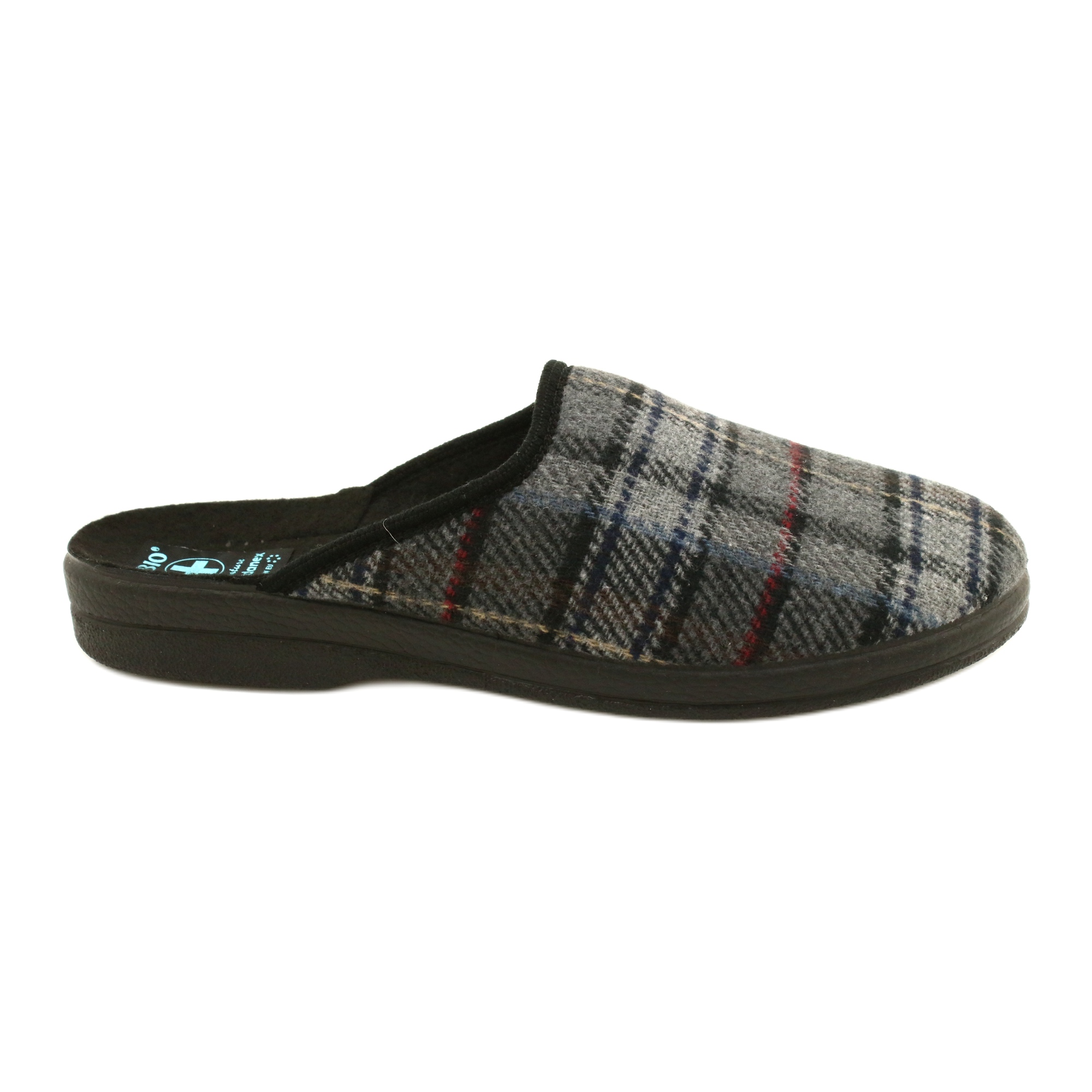 Mens 2025 plaid slippers