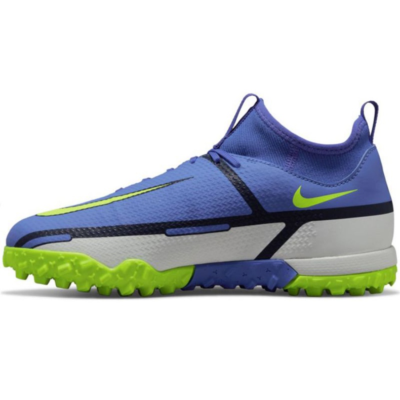 Nike Phantom GT2 Academy Df Tf Jr DC0818 570 football shoes blue, white, multicolor blue