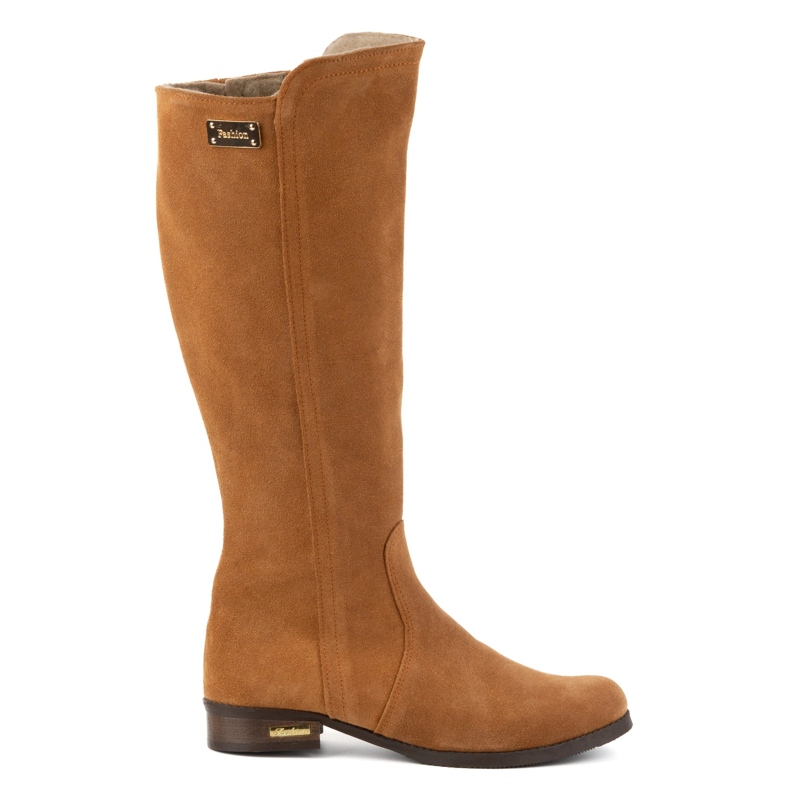 Olivier Fashionable boots Klara red orange