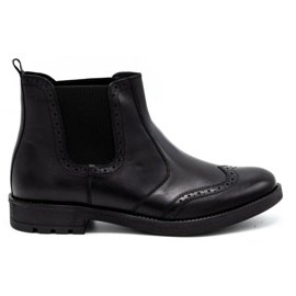 Tommy hilfiger star on sale brogue leather boots