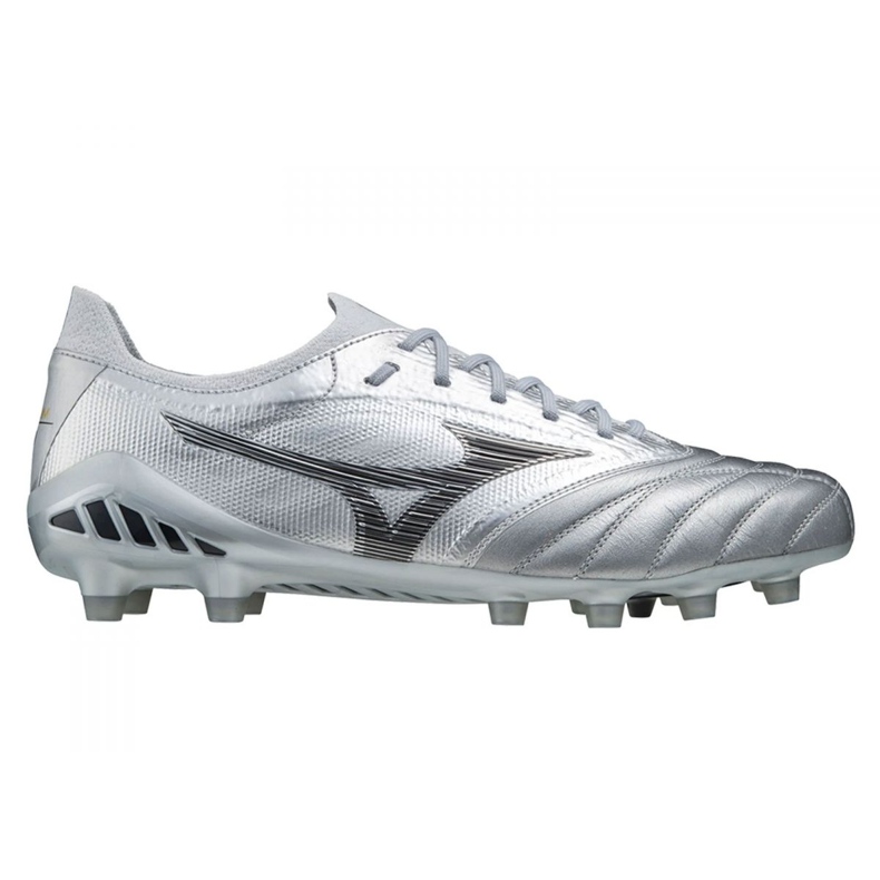 Mizuno Morelia Neo Iii Beta Japan Fg M P1GA219003 football boots grey silver Mizuno Morelia Neo Iii Beta Japan Fg M P1GA219003 football boots grey silver