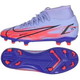 Nike Mercurial Superfly 8 Club Km Mg M DB2856 506 soccer shoes pink, purple purple