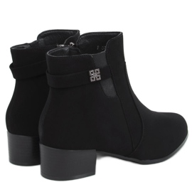 Radd Black low-heeled boots