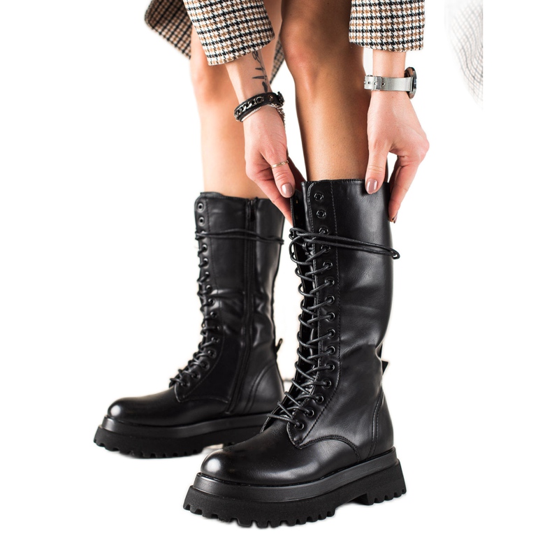 Seastar High Boots With Eco Leather black