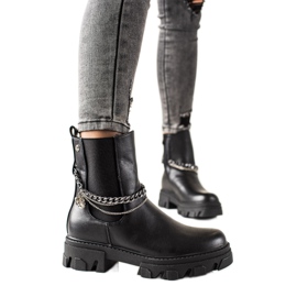 Goodin Warm boots with chains black