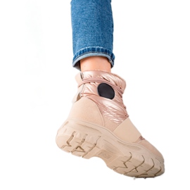 TRENDI Casual snow boots beige TRENDI Casual snow boots beige