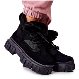 PM1 Black Warm Boots Trappers Black Demaris PM1 Black Warm Boots Trappers Black Demaris