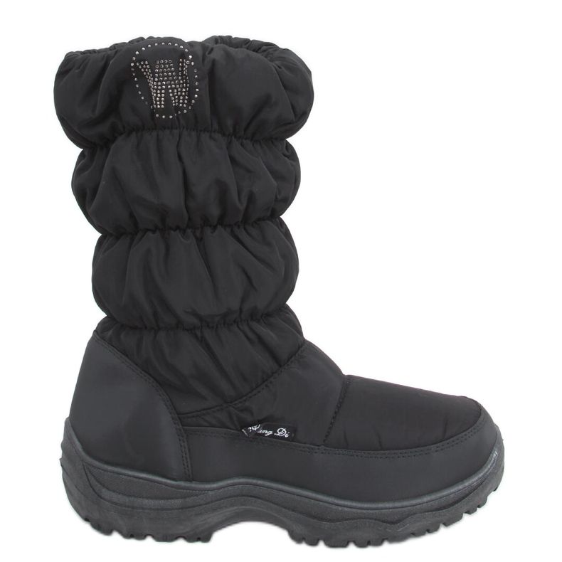 Women's Retto Black snow boots