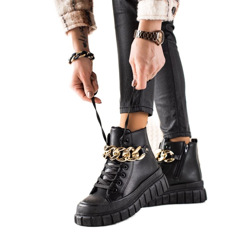 TRENDI Warm Boots Sneakers black TRENDI Warm Boots Sneakers black