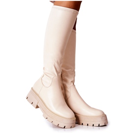 FJ1 High Hemera Boots Beige