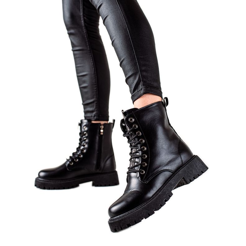 Groto Gogo Warm Hiking Boots With Eco Leather black Groto Gogo Warm Hiking Boots With Eco Leather black
