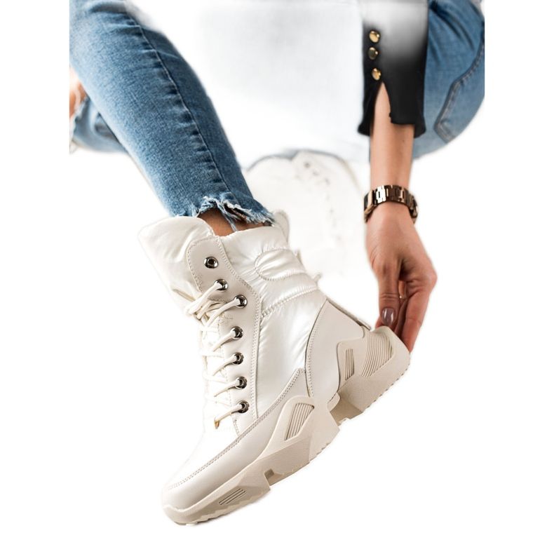 Seastar Warm fashionable snow boots beige Seastar Warm fashionable snow boots beige