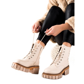 Seastar Boots Trappers On The Platform beige Seastar Boots Trappers On The Platform beige