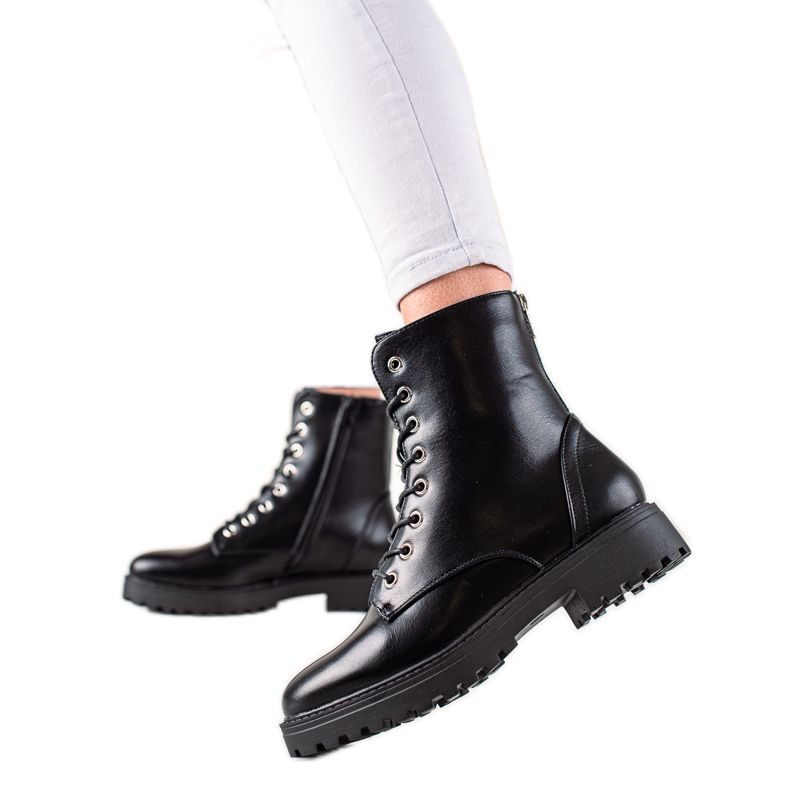 Bestelle Classic Trappers With Decorative Zipper black