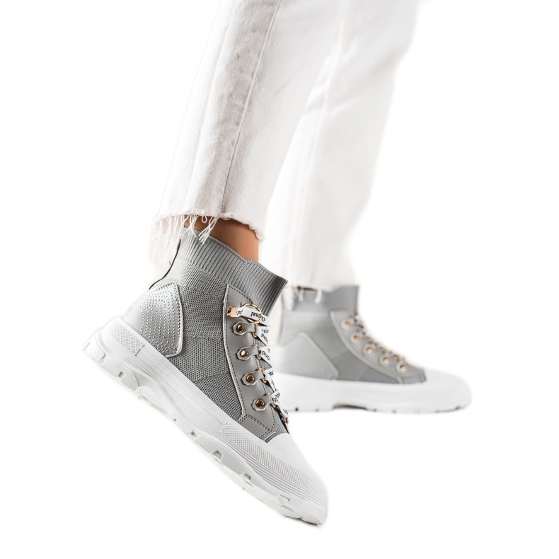 Goodin Fashion High Sneakers grey Goodin Fashion High Sneakers grey