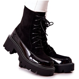 High Boots On Black Solutia Zipper