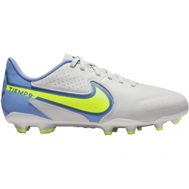 Nike Tiempo Legend 9 Academy FG / MG Jr DA1333 075 football shoes white white Nike Tiempo Legend 9 Academy FG / MG Jr DA1333 075 football shoes white white