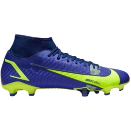 Nike Mercurial Superfly 8 Academy FG / MG M CV0843 574 soccer shoes blue blue Nike Mercurial Superfly 8 Academy FG / MG M CV0843 574 soccer shoes blue blue