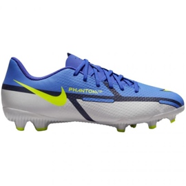 Nike Phantom GT2 Academy FG / MG Jr DC0812 570 soccer shoes blue, gray blue