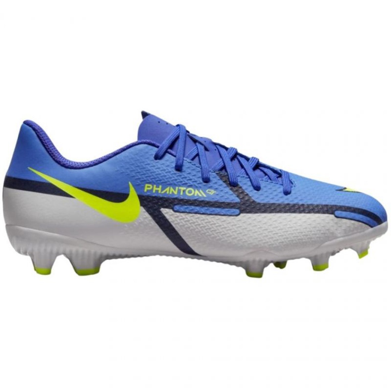 Nike Phantom GT2 Academy FG / MG Jr DC0812 570 soccer shoes blue, gray blue
