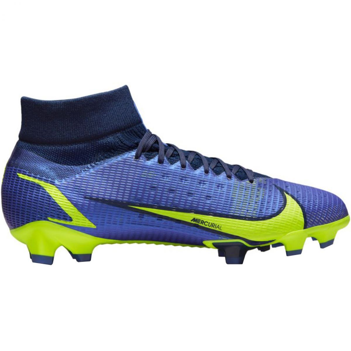 Nike Mercurial Superfly 8 Pro Fg M CV0961 574 soccer shoes blue blue
