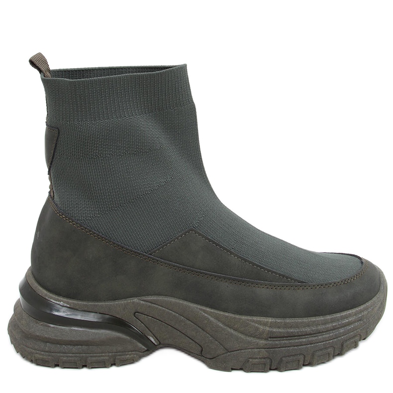 Goko Green sock sports shoes khaki