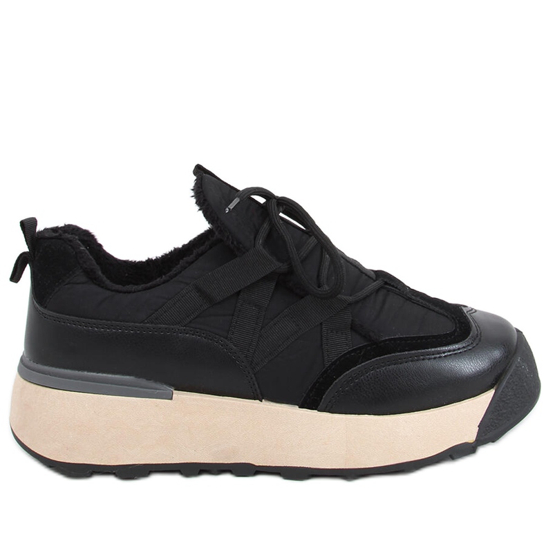 Homii Black insulated sports shoes