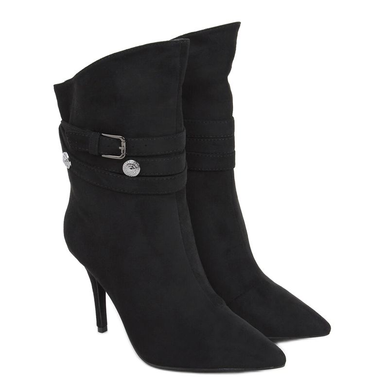 Elssa Black high heel boots