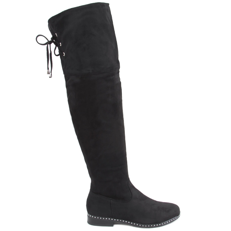 Dotta Black Musketeer Riding Boots