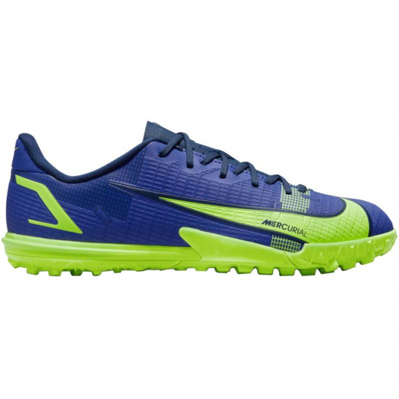 Nike Mercurial Vapor 14 Academy Tf Jr CV0822 474 soccer shoes blue, green blue