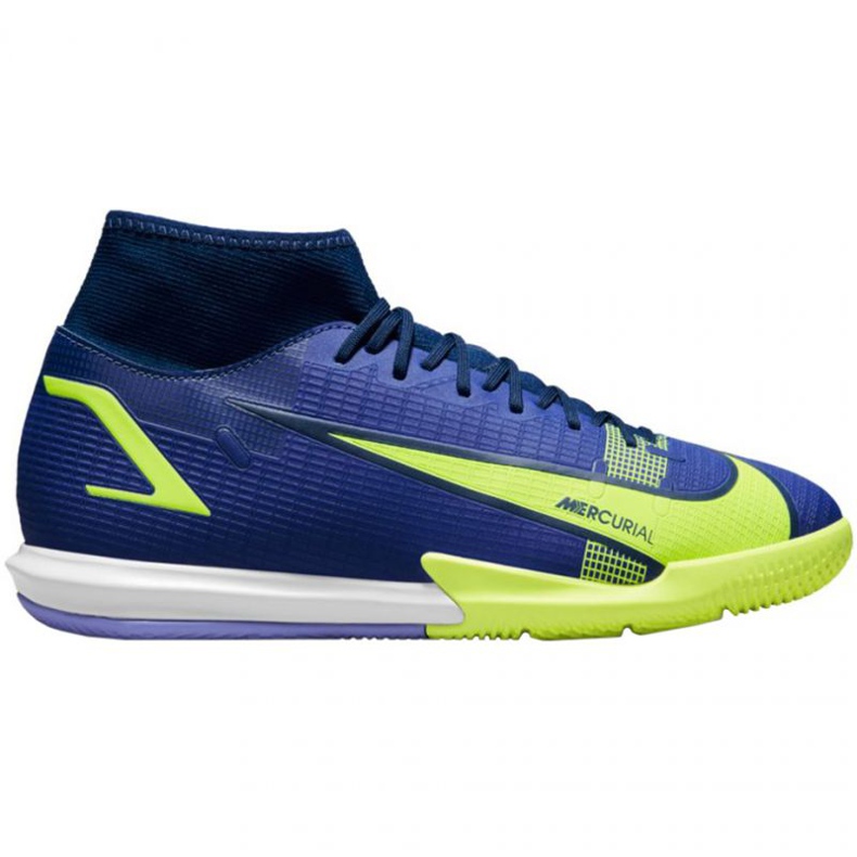 Nike Mercurial Superfly 8 Academy Ic M CV0847 474 football shoes blue green blue
