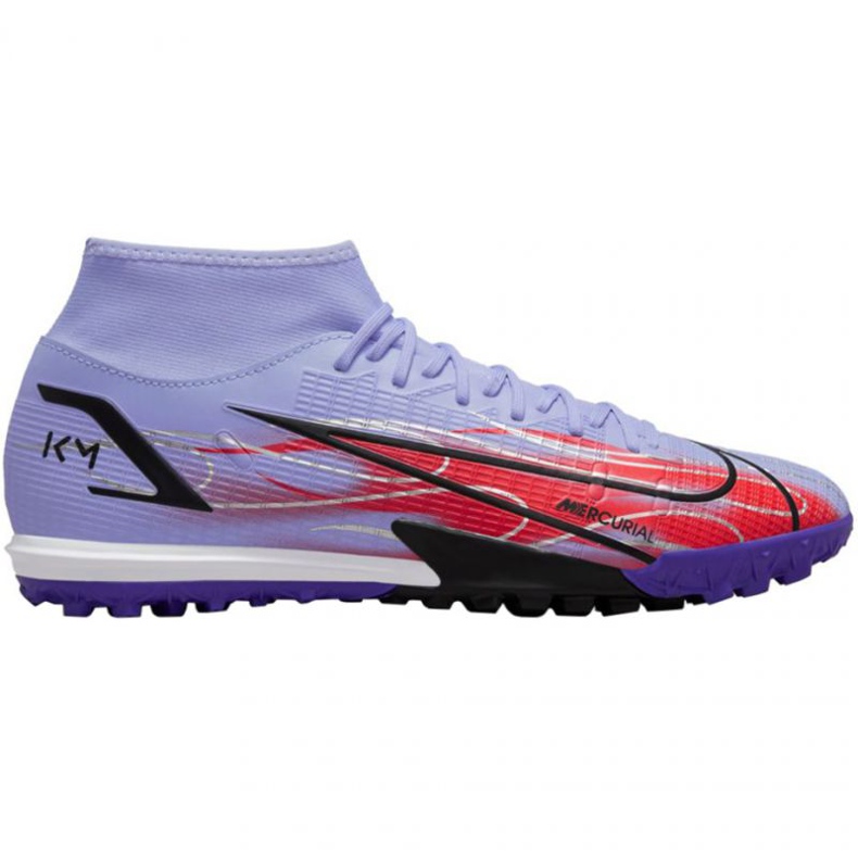 Nike Mercurial Superfly 8 Academy Tf M DB2868 506 football shoe red, purple violet