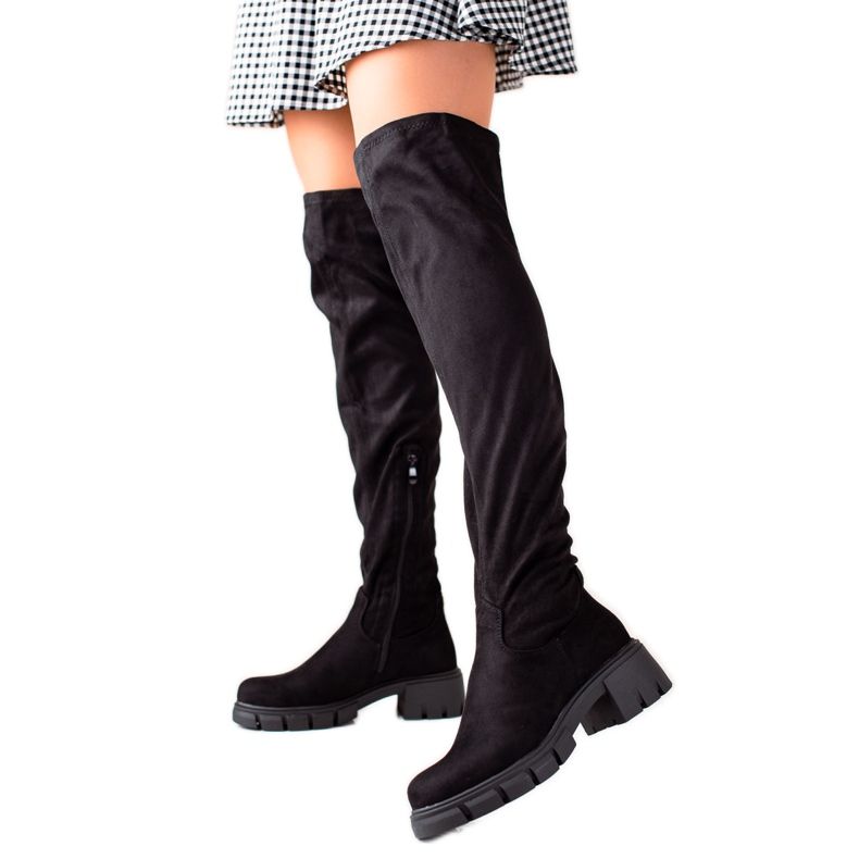 Gogo Casual Black Boots
