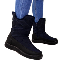 Waterproof snow boots News W EVE309C navy blue