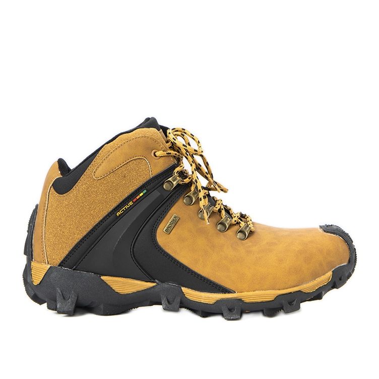 Barry men's insulated camel sports shoes yellow