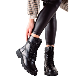 Gogo Black Boots With Warming