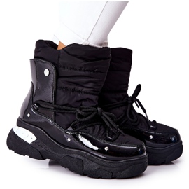 POTOCKI Snow Boots Warmed With Fur Black Holys