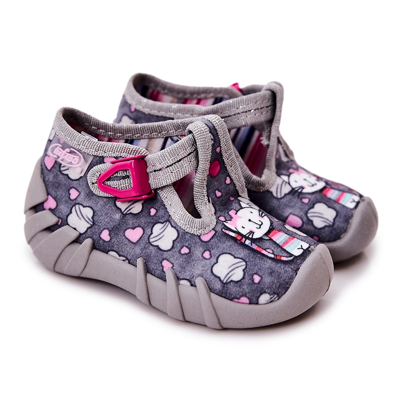 BEFADO S.A. Shoes Slippers Befado Kotki 110P326 Gray grey