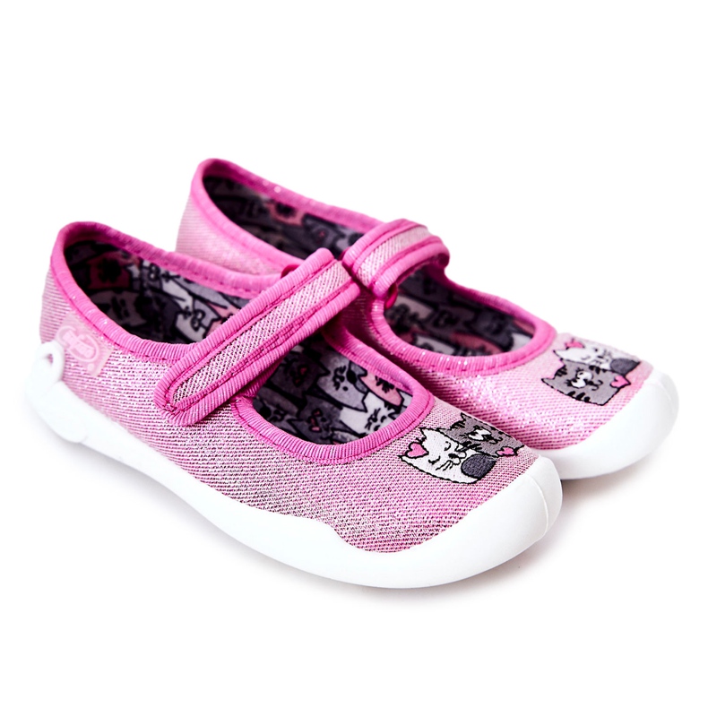 BEFADO S.A. Ballerina slippers Befado Cats 114X465 Pink