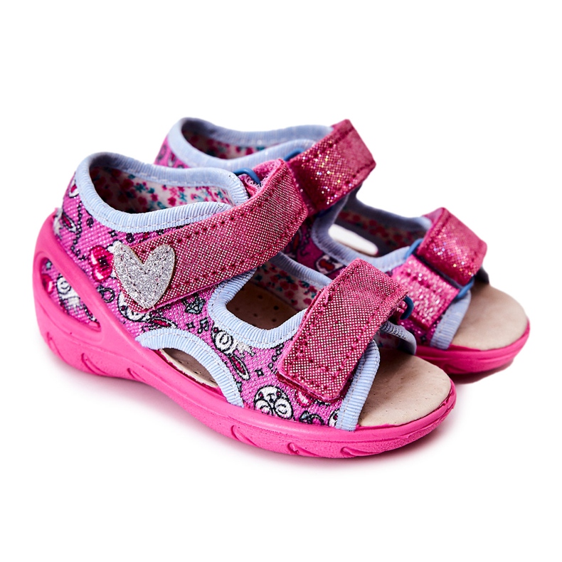 BEFADO S.A. Befado Sandals With Velcro 065X147 Pink