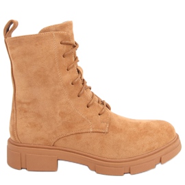 Zoe Camel lace-up workers brown Zoe Camel lace-up workers brown